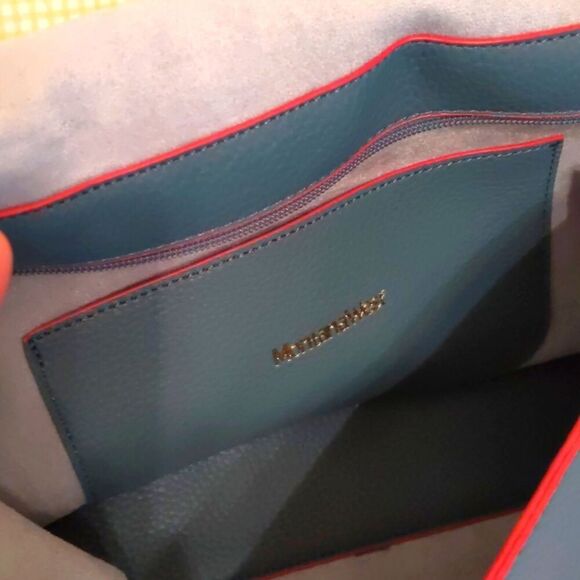 MONTANA WEST Crossbody Messenger Satchel Blue Purse New with Tags - Picture 5 of 10